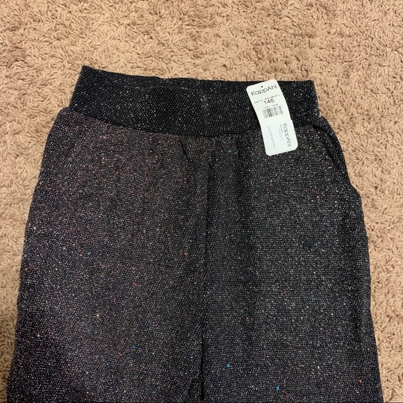 KappAhl black sparkly stretch ankle pants NWT - Picture 2 of 8
